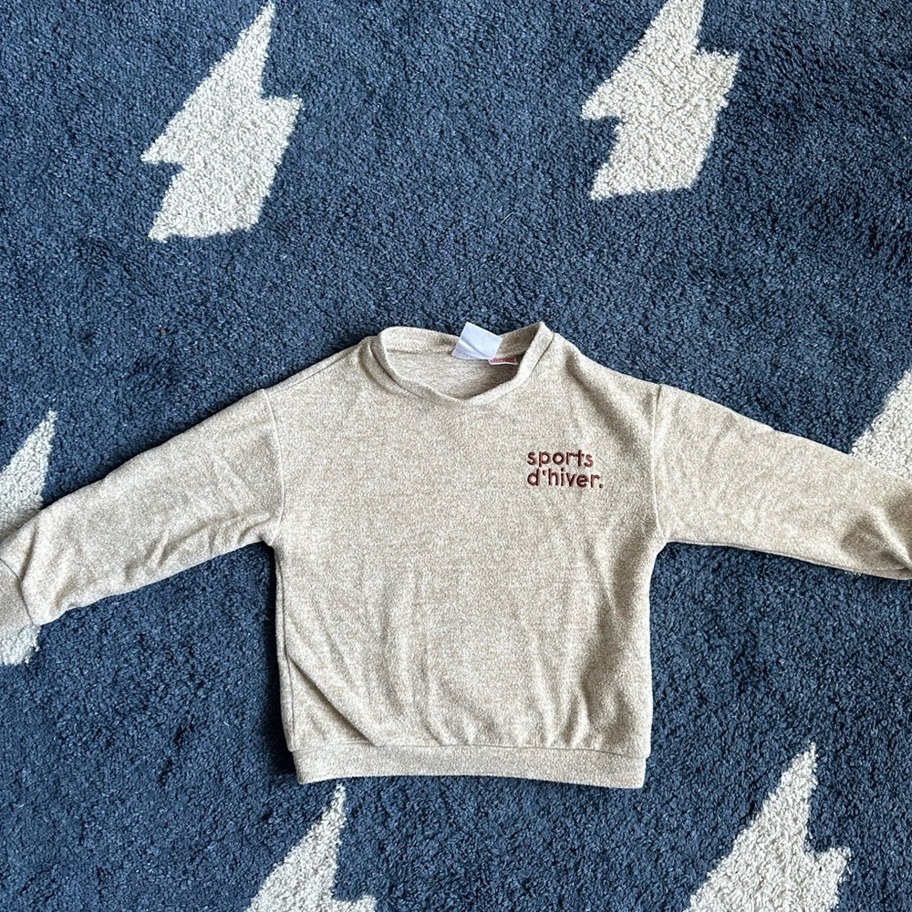 Zara Beige Toddler Sweater